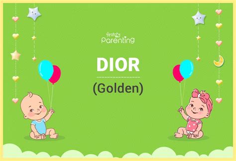 dior baby name|nicknames for Dior.